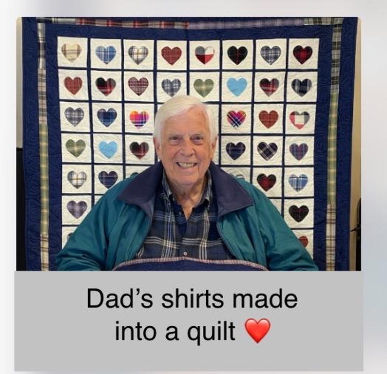 Memory Quilt Pattern. Always in My Heart (PDF Download) - Etsy