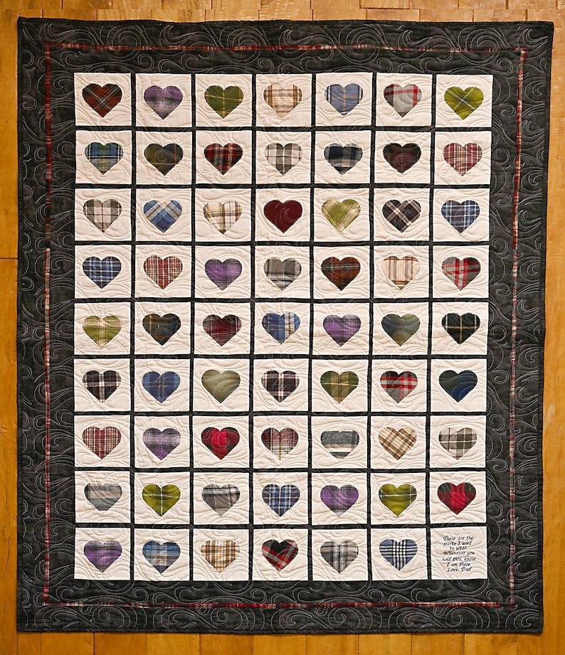 Memory Quilt Pattern. Always in My Heart (PDF Download) - Etsy