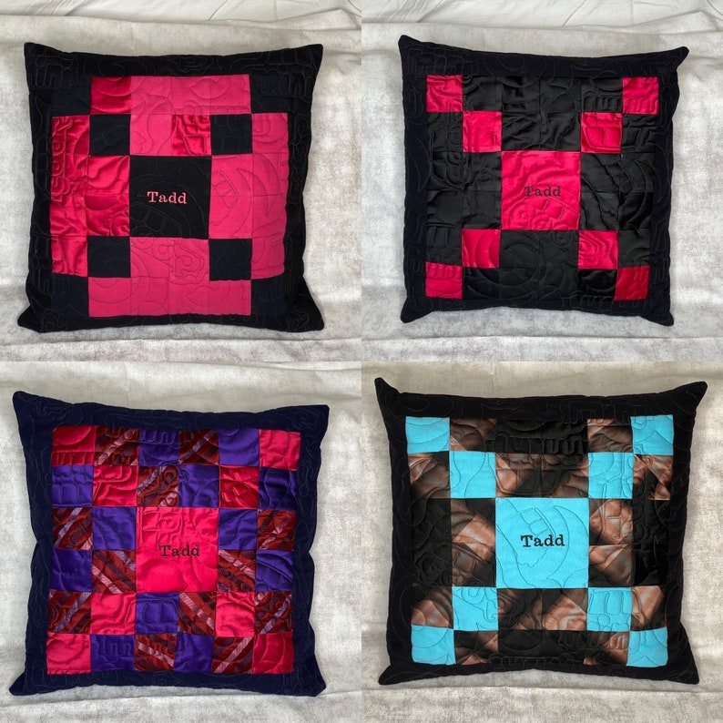 Keepsake Patchwork Pillow / Dad Shirt Pillow / Memorial Shirt Etsy