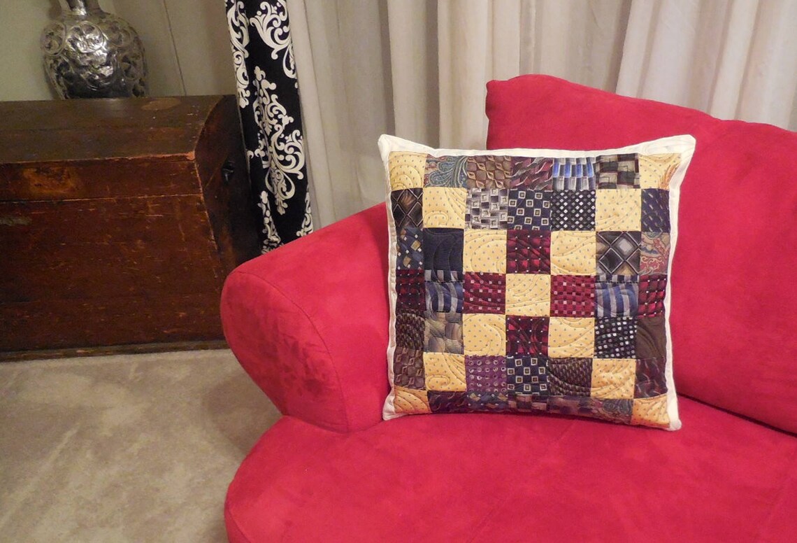 Keepsake Pillow / Dad Shirt Pillow / Memorial Shirt or Tie Etsy