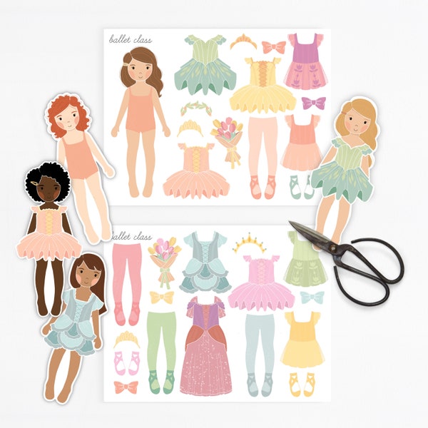 Printable Paper Doll - Etsy