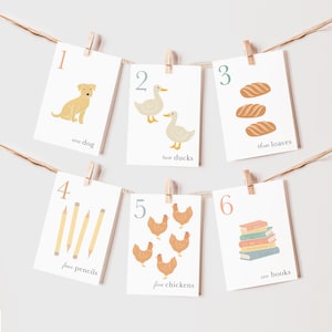 Cijferkaarten, prikbord | Kalmerende hoek, montessori, onderwijs, kinderdagverblijf, klasposter | Telactiviteit | Charlotte Mason