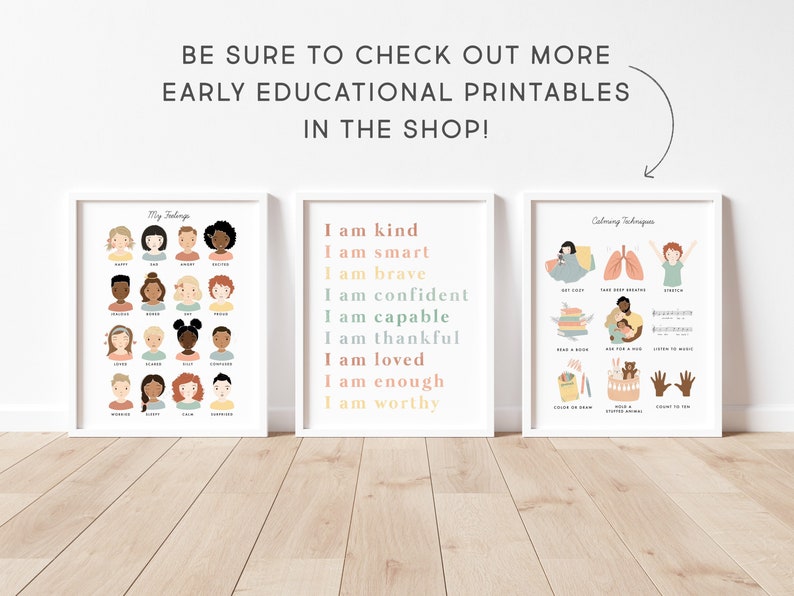 ASL Sign Language Manners & Basic Signs Calming Corner - Etsy