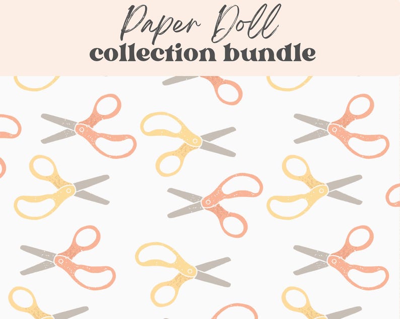 Complete Paper Doll Collection Bundle From Lily & Threads (digital ...