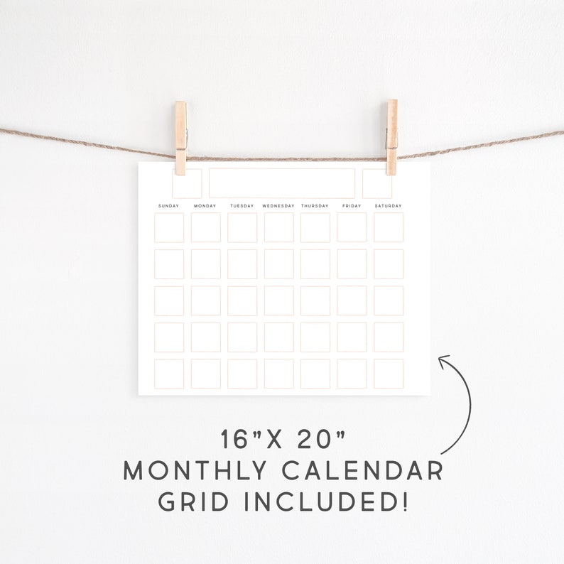 Pocket Calendar Inserts Classroom Decor With Months Days Etsy