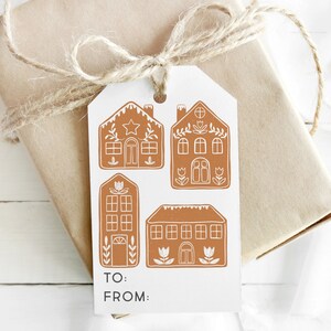 Christmas Gift Tags Favors Holiday Personalized Printable | Nativity ...