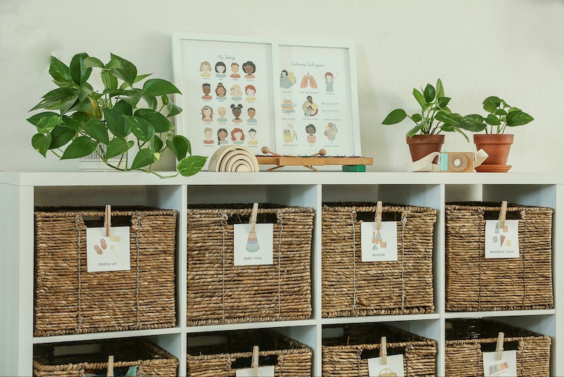 Editable Printable Toy Trofast Bin Storage Labels Visual Etsy