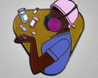 Medicine is Magic Pin - Dark