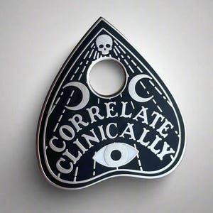 Correlate Clinically Enamel Pin- Medical Gift - Gift for Doctor - Gift for Nurse - enamel pin for medical professionals - anatomy