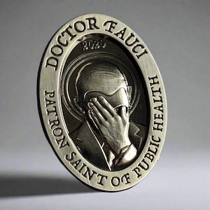 Fauci is a Saint Enamel Pin- Medical Gift - Gift for Doctor - Gift for Nurse - enamel pin for medical professionals - anatomy