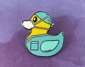 Surgical Ducky Enamel Pin- Medical Gift - Gift for Doctor - Gift for Nurse - enamel pin for medical professionals - anatomy