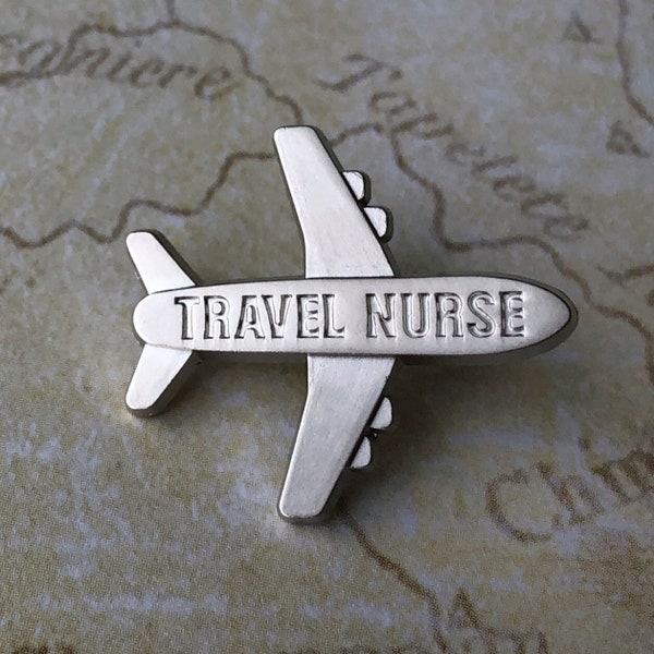 Travel Nurse Enamel Pin- Medical Gift - Gift for Doctor - Gift for Nurse - enamel pin for medical professionals - anatomy