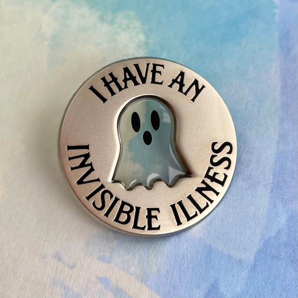 Invisible Illness Pin- Medical Gift - Doctor Nurse - enamel pin medical - anatomy