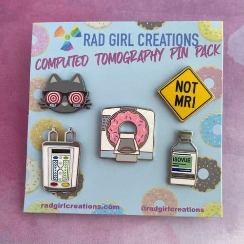 Radiology Pin Pack Nerdy Funny & Real by Radgirlcreations Etsy
