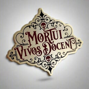 Épinglette Mortui Vivos Docent - cadeau médical - médecin infirmière - épinglette médicale en émail - anatomie