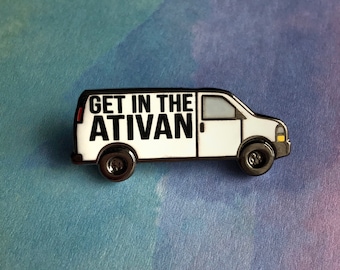 Get in the Ativan Enamel Pin- Medical Gift - Gift for Doctor - Gift for Nurse - enamel pin for medical professionals - anatomy