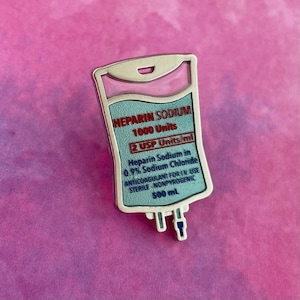 Heparin IV Bag Pin