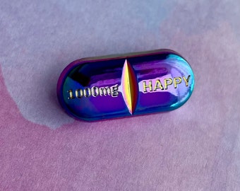 Happy Pill Pin