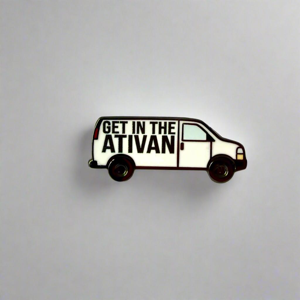 Get in the Ativan Enamel Pin- Medical Gift - Gift for Doctor - Gift for Nurse - enamel pin for medical professionals - anatomy