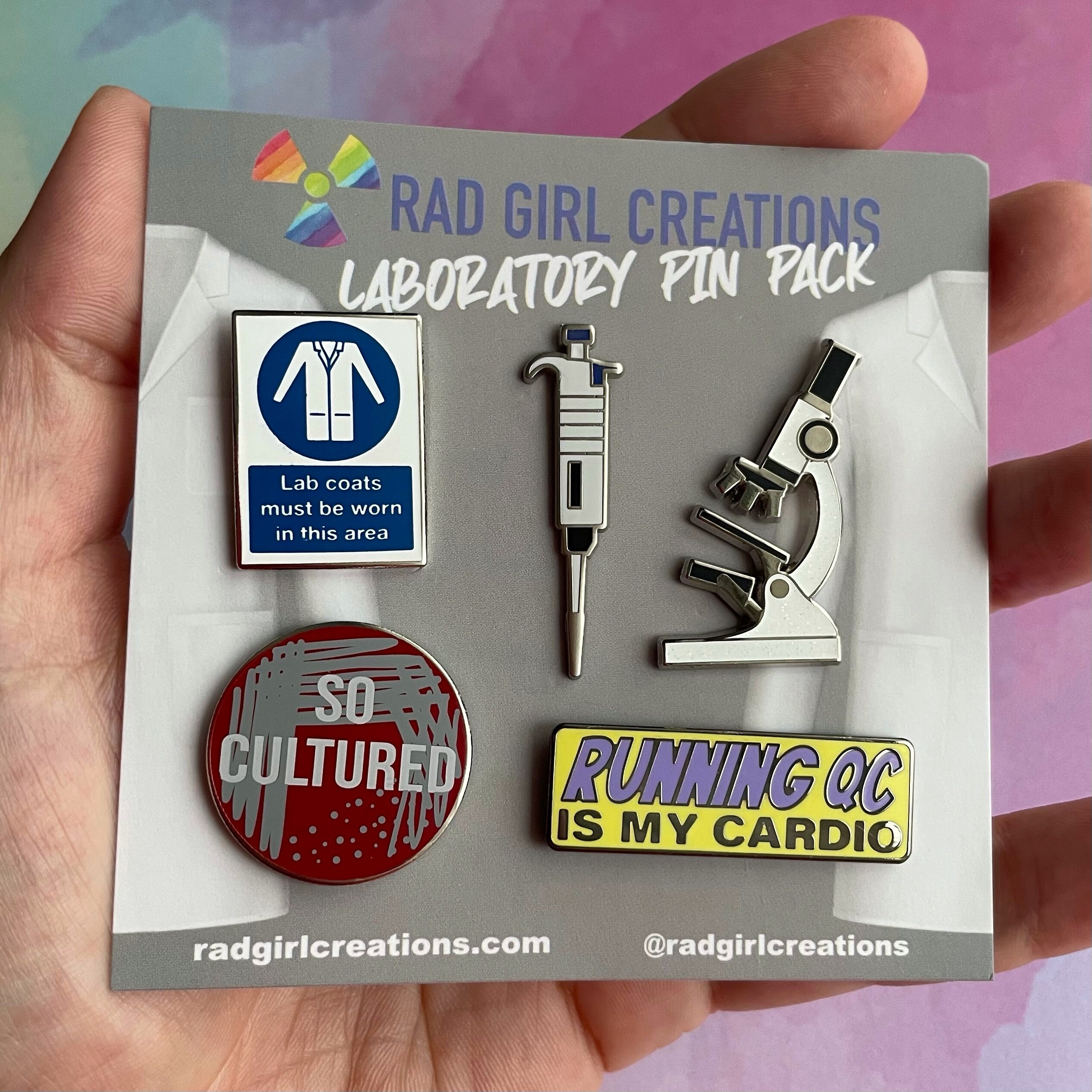 Laboratory Enamel Pin Pack Medical Gift Gift for Doctor Etsy UK