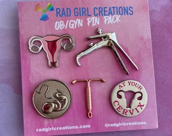 Ovary-acted Uterus Badge Reel OBGYN Badge Reels Gynecologist Badge Reels  Gifts for Her -  Canada