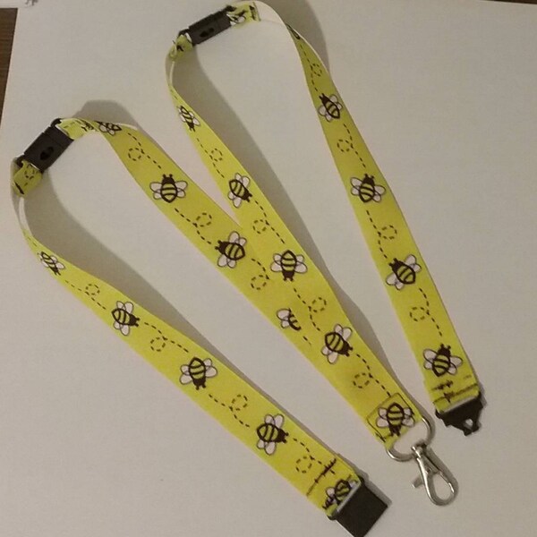 Sécurité d'abord Lanyard 3 fixations d'échappée pour une sécurité supplémentaire faite à partir de tout ruban disponible porte-insigne infirmière pivotant fermoir de homard fait à la main