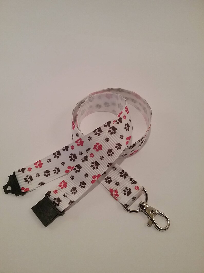 Unicorn purple ribbon lanyard breakaway ID badge holder Christmas student gift
