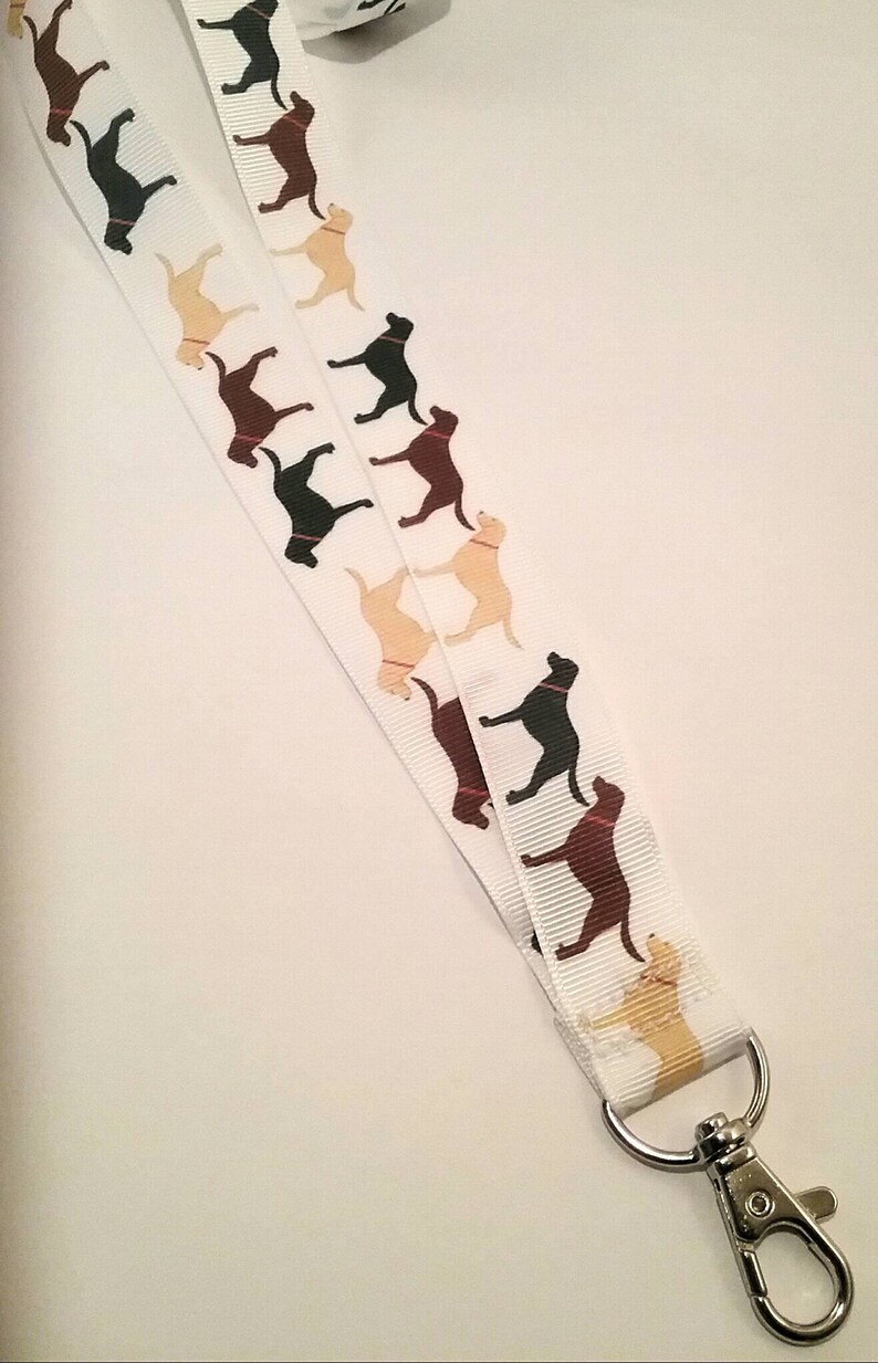 Lanyard Dog Labrador Retriever ID Badge Holder Safety Etsy UK