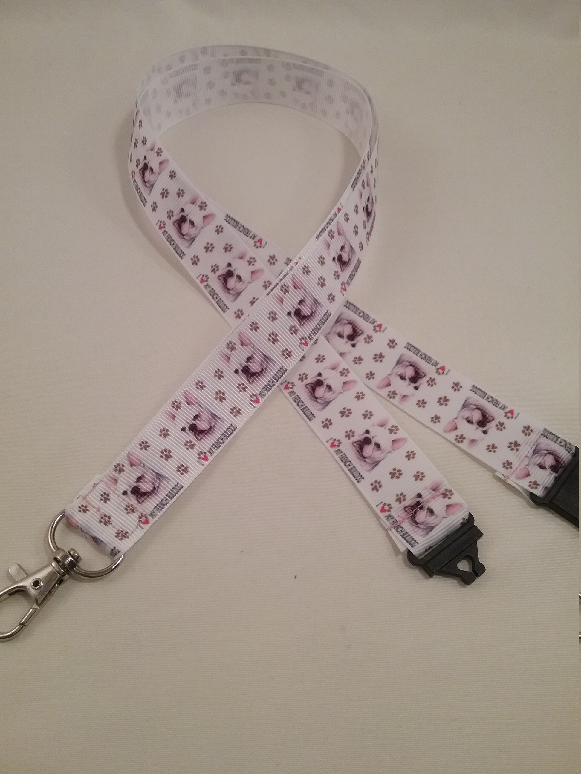 French top bulldog lanyard