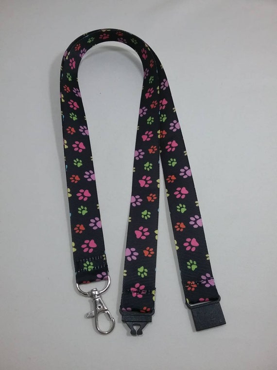 White Elephant blue ribbon lanyard breakaway ID badge holder teacher gift
