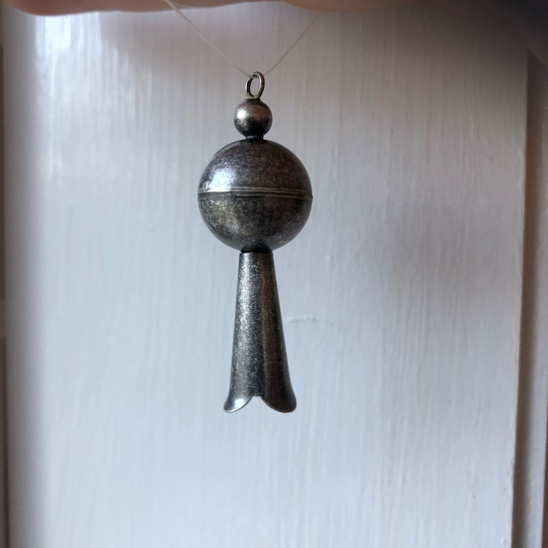 Squash Blossom Drop Antique Silverplated Brass 40x15mm Etsy