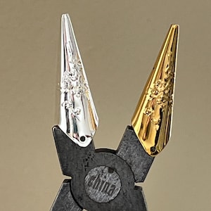 Bolo Tips, Gold or Silver, Etched Design, 3pr, 27x9mm | 6pcs Gold or Silver  Glue-in Cone Ends or Bolo tips for Bolo Ties, diy jewelry