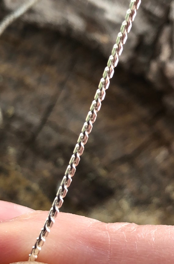 50 Silverfilled Chain by the Foot 1.2mm Serpentine 50 -