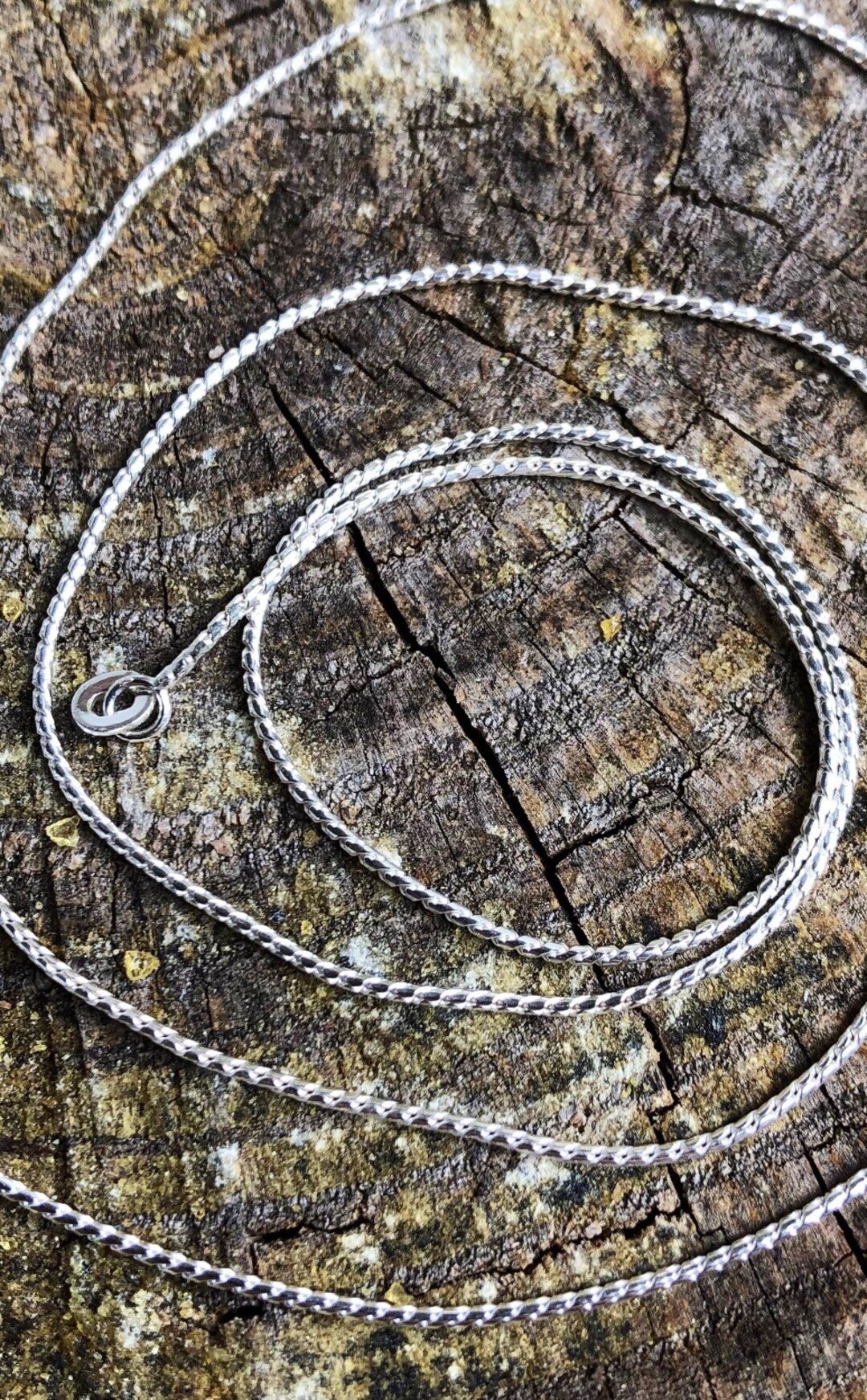 1.2mm Serpentine Silverfilled Chain by the Foot Choose Your Etsy