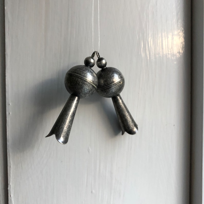 Squash Blossom Drop Antique Silverplated Brass 40x15mm Etsy