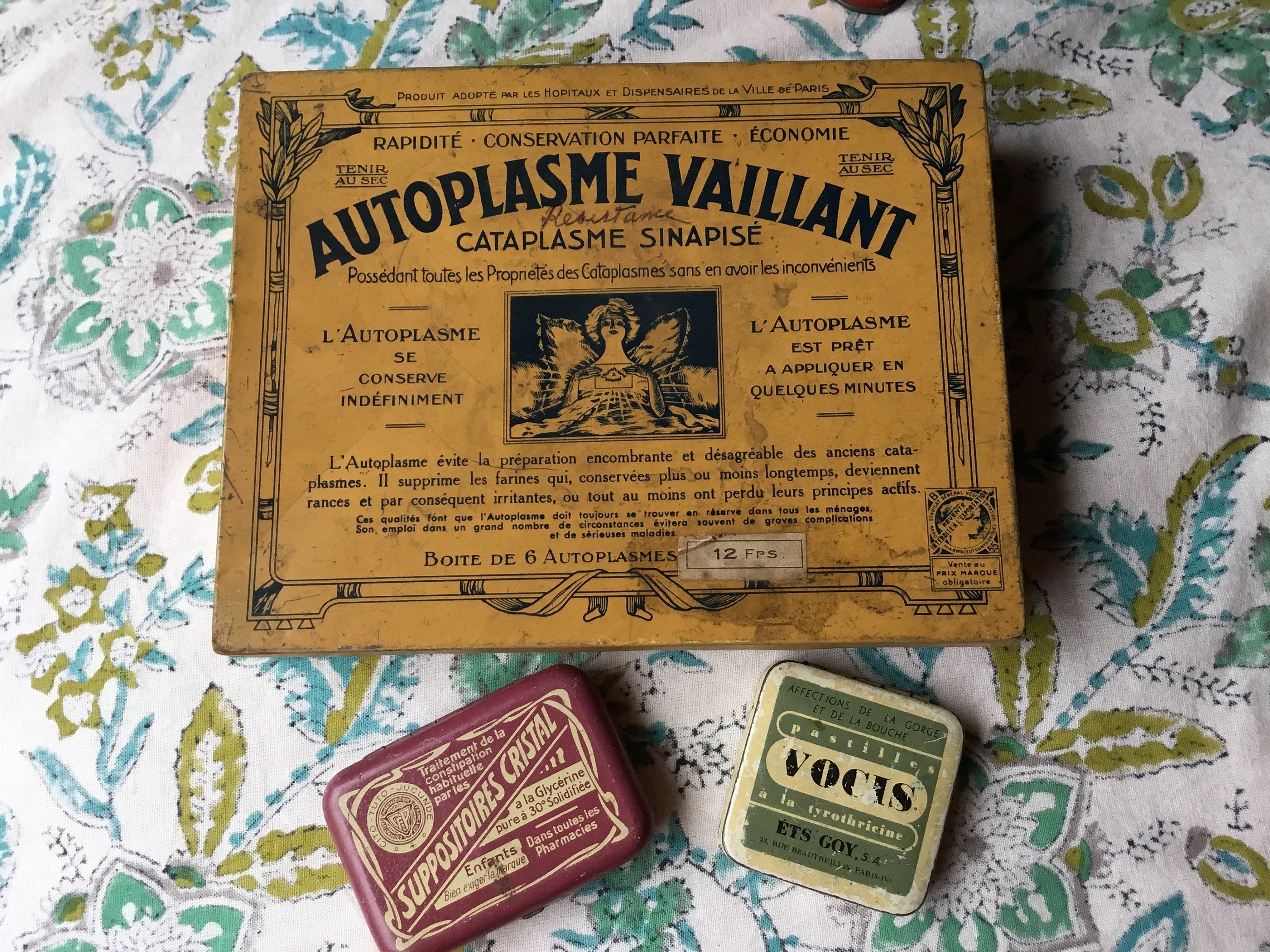 Boîtes Vintage Français Anciennes