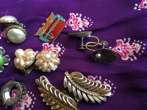 Vintage French earrings clips - image 3