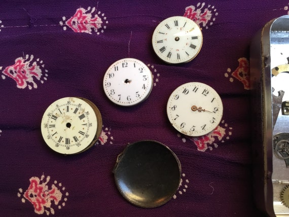 Antique watch faces
