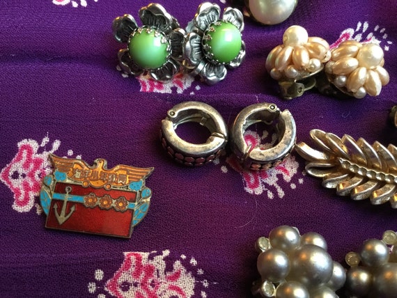 Vintage French earrings clips - image 6
