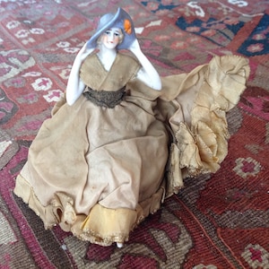 French garden lady China doll
