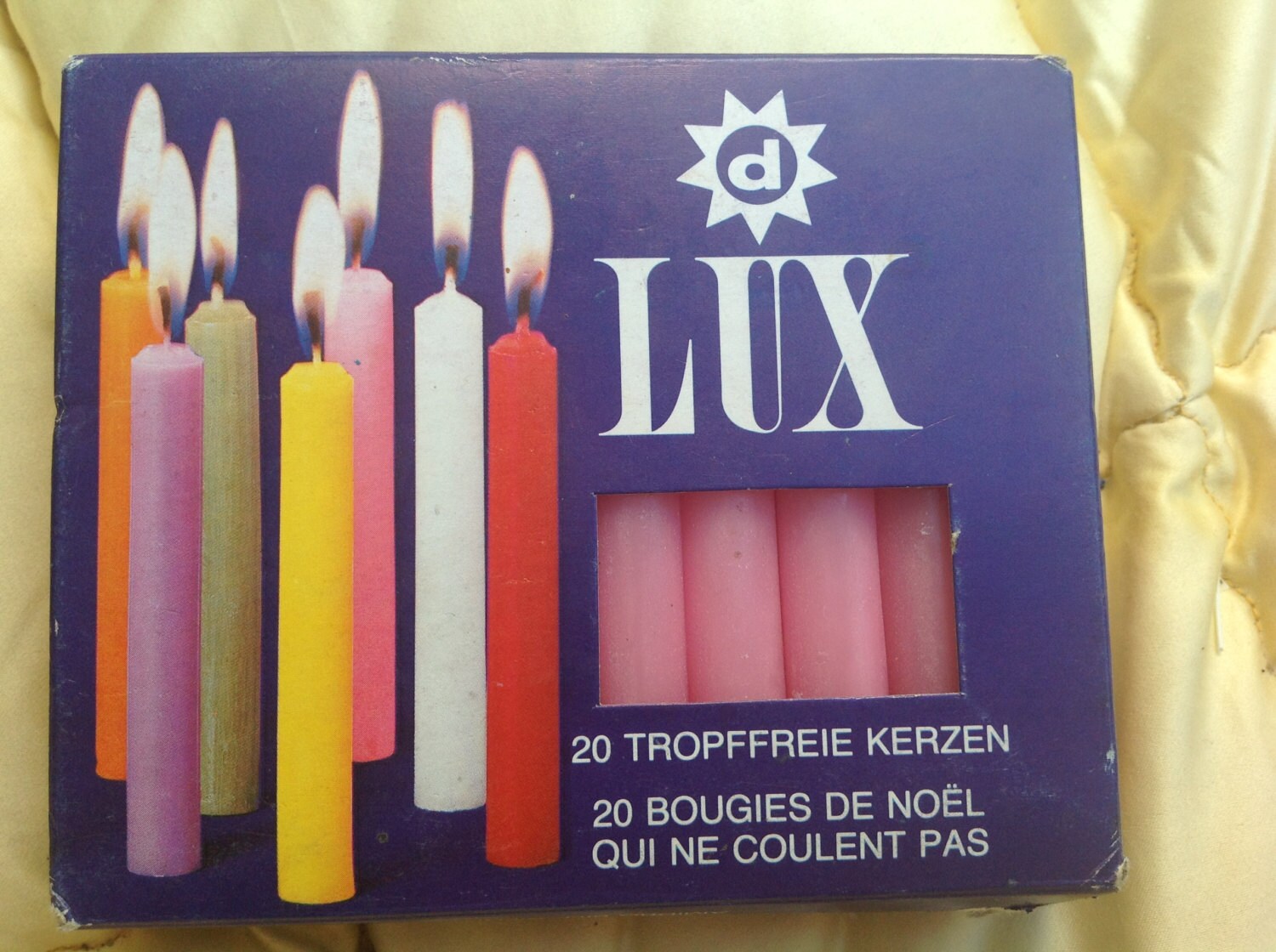 Français Bougies Vintage Pour Souffler