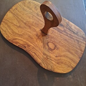 Vintage olive wood cheese board