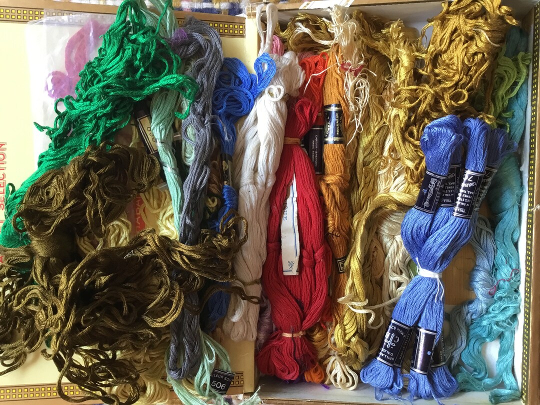 Vintage Embroidery Thread or Floss Etsy
