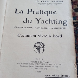 Yachting manual WWII 1941