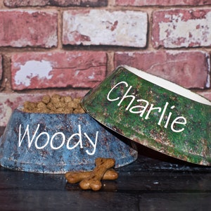 Extra Small slanted bowl, cat bowl, dog bowl, custom dog bowl, personalised cat bowl, cat food dish, rabbit bowl, cat gift, ceramic dog bowl