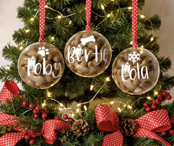 Dog Christmas Gift, Personalised Dog Gift, Dog Treat Bauble, Christmas Decoration, Dog Treat, Christmas Gift for my Dog, Stocking Filler