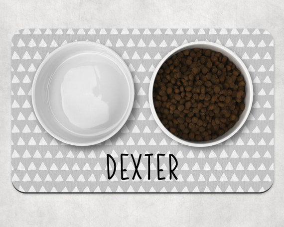 Personalised cat food best sale mat