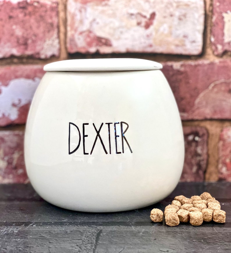 Small Pet Treat Jar Personalised Cat Treat Jar Personalised Etsy