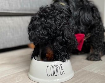 Cocker Spaniel bowl, custom dog bowl, dog bowl, personalised dog bowl, dog food bowl, dog feeder, dog bowls, Spaniel bowl, Posh dog bowl