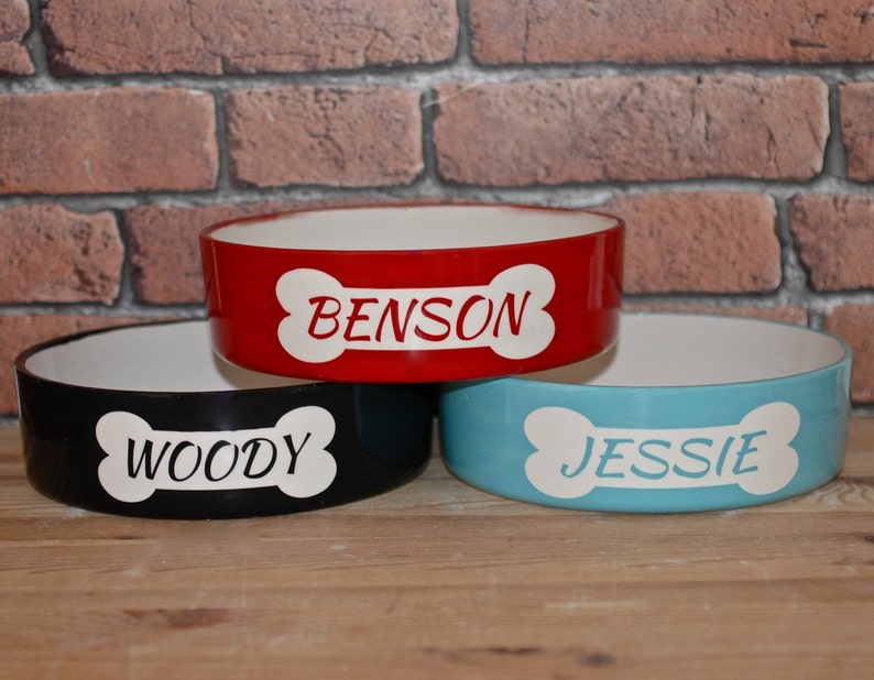 gift small dog bowl personalised dog dish personalised dog bowl dog bowl ceramic dog bowl personalised dog bone bowl dog food bowl